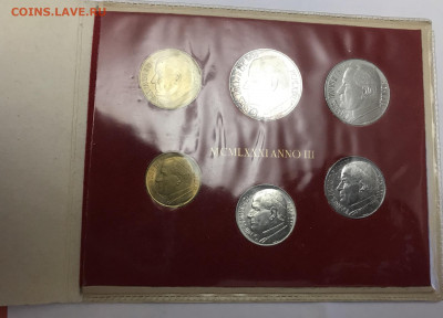 Набор монет Ватикана 1981 UNC - BDF548CB-8AEE-462E-9695-85EBC6945AA4