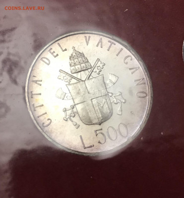 Набор монет Ватикана 1981 UNC - 7689D941-665C-490D-A4FE-AC04B1765E2A