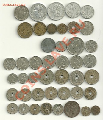 82 монеты, до 1950,Европа и не только,до 31.07.2011 22:00 - бельгия-франция2 001