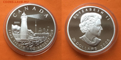 Канада 20$ 2005г Маяк на острове Торонто ,до 03.11.19г - IMG_3861.JPG