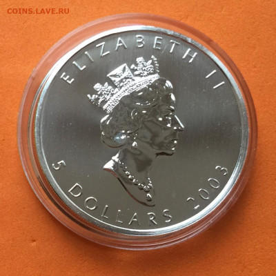 Канада 5$ 2003г Клен цветной, до 03.11.19г - IMG_3774