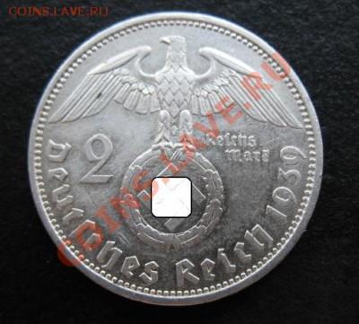 Третий рейх, 1939, 2М, серебро, до 02.08 в 21-00 мск - 39 2