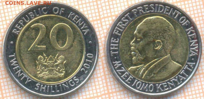 Кения 20 шиллингов 2010 г., до 6.11.2019 г. 22.00 по Москве - Кения 20 шиллингов 2010  8347