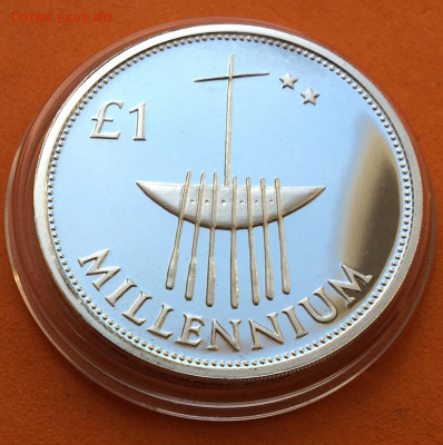 Ирландия 1 фунт 2000г Millennium, до 03.11.19г - IMG_3836