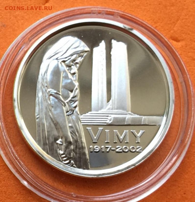 Канада 5 центов 2002г Битва на хребте Вими ,до 03.11.19г - IMG_3841