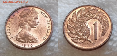 НОВАЯ ЗЕЛАНДИЯ 1 цент 1970 до 6 ноября 22-00 - НОВАЯ ЗЕЛАНДИЯ 1 цент 1970 20190204_1551
