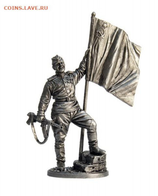 Гвардии ефрейтор пехоты Красной Армии с советским флагом - gvardii-efrejtor-pehoty-krasnoj-armii-s-sovetskim-flagom-1943-45-gg-sssr