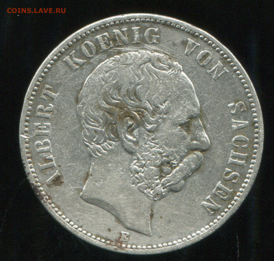 Саксония 5 марок 1876 до 05-11-2019 до 22-00 по Москве - img046