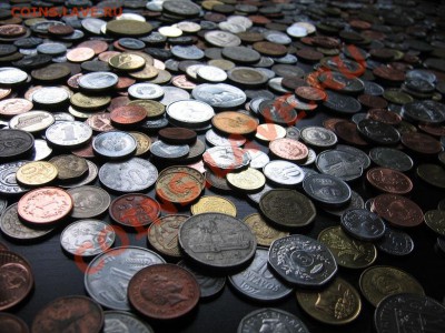 Предлагаю ИНОСТРАННЫЕ МОНЕTЫ 600 штук - мини 7
