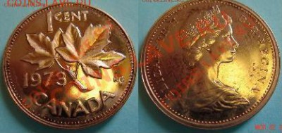 Канада: монеты от 1859 до наших дней - продаю. - Цент-1973.JPG