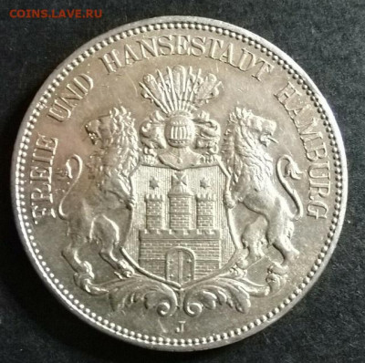 Гамбург 5 марок 1913г. - ek1