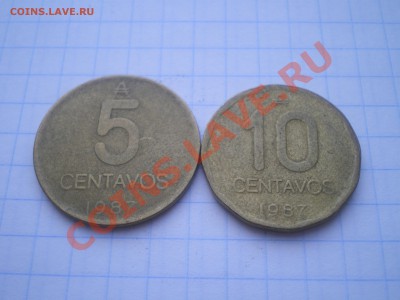 АРГЕНТИНА 5,10 СЕНТАВО 1987 г. до 30.07.11 в 22.00 - IMGP0022.JPG