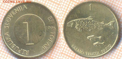 Словения 1 толлар 1996 г., до 7.11.2019 г. 22.00 по Москве - Словения 1 толар 1996  8372