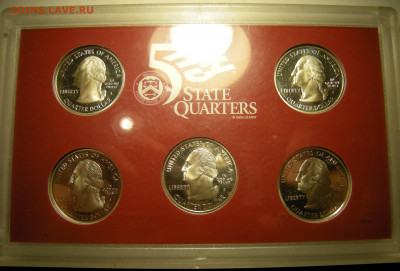 Квотеры США 2005 набор, серебро. Оценка. - DSCN5683.JPG