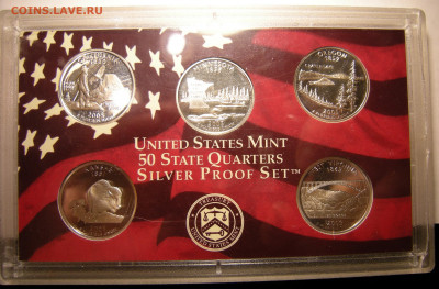 Квотеры США 2005 набор, серебро. Оценка. - DSCN5689.JPG