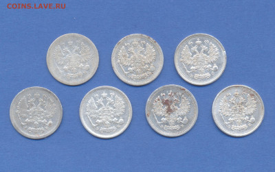 10 к. 7 шт., 1904-1913 до 07.11.2019 г в 22.00 по мск - 10 - 0002_cr