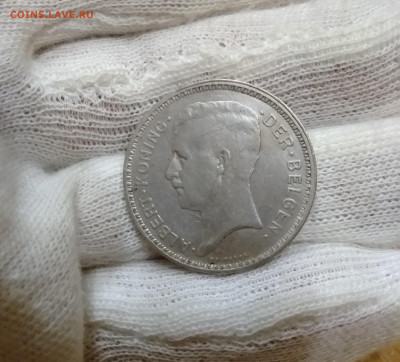 Бельгия 20 франков 1934 серебро 6.11.19 до 22:00 - 01_02