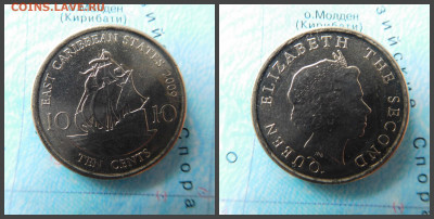 Восточные Карибы 10 центов, 2009 - 1