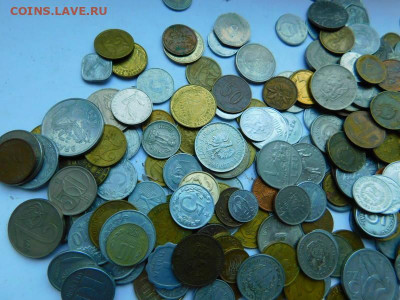большой лот иностранных монет. - 28442072