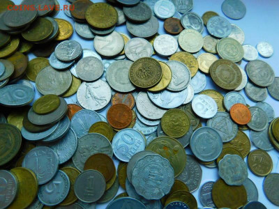 большой лот иностранных монет. - 28442073