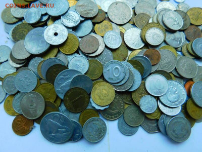 большой лот иностранных монет. - 28442075