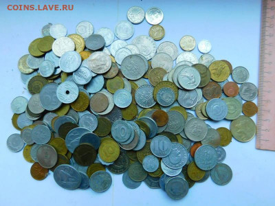 большой лот иностранных монет. - 28442074