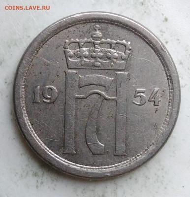 Норвегия 25 эре 1954 года до 08.11.2019 - IMG_20191101_145413