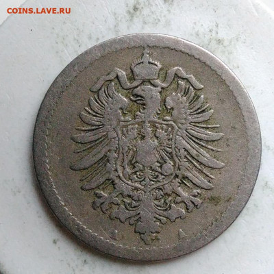 Германия 5 пфеннигов 1874 года до 08.11.2019 - IMG_20191021_163430