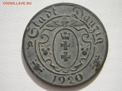 нотгельд Данциг 10 пфеннигов 1920 на оценку - IMG_5594.JPG