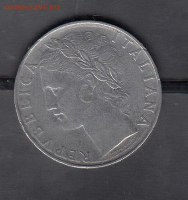 Италия 1957 100 лир до 09 11 - 39а