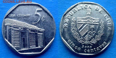 Куба - 5 сентаво 2000 года до 11.11 - Куба 5 сентаво, 2000