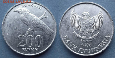 Индонезия - 200 рупий 2003 года (Фауна) до 11.11 - Индонезия 200 рупий, 2003