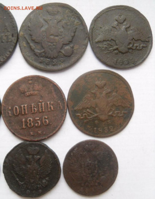 12 медных монет 1813-56 гг. - SAM_1540.JPG