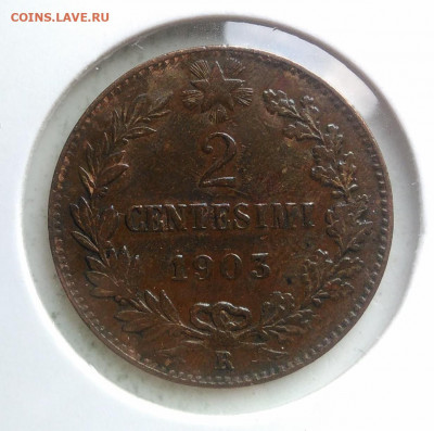 Италия 2 сентесимо 1903 года до 08.11.2019 - IMG_20191018_161438