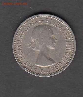 Великобритания 1953 1 шиллинг до 11 11 - 200