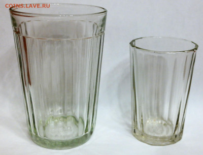 Советский граненый стакан + стакан "Мерзавчик" - стакан1.JPG