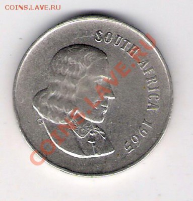 20 центов ЮАР 1965, до 04.08.2011 22-00 мск. - сканирование0381