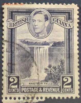 Колонии Британская Гвиана 1938 1м 2ц до 10 11 - Копия (4) 510