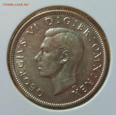 С 200 р. Великобритания 2 шиллинга 1942г. - 138522361
