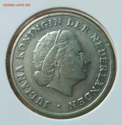 С 200 р. Нидерланды 1 гульден 1952г. - 137788477