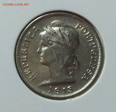 С 200 р. Португалия 10 сентаво 1915г. - 137788477