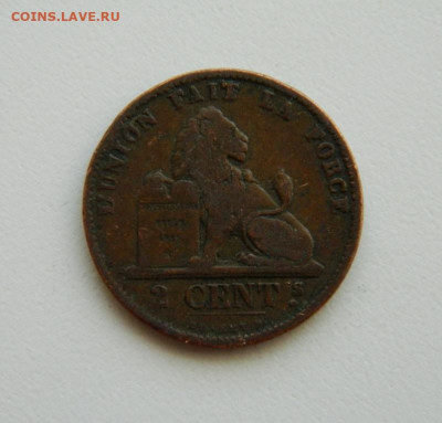 Бельгия 2 сантима 1875 г. до 12.11.19 - DSCN9905.JPG