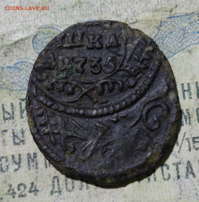 Полушка 1735 года брак? - DSC05400.JPG