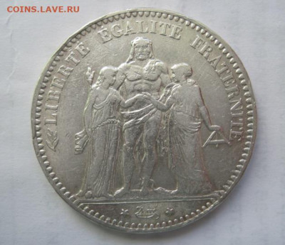 5 франков Франция 1875 до 09.11.2019 - IMG_7497.JPG