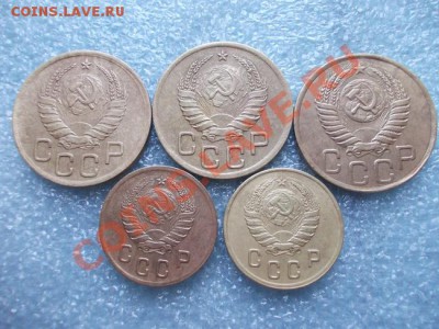 3,2 копейки 1938-49г.г.-5 шт. до 01.08.11 в 22:00 МСК - 033 2