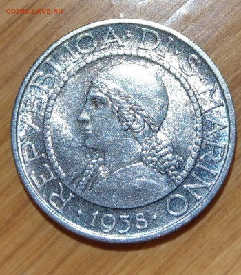 Монеты мира ФИКС (Сан-Марино 5 лир 1938 и пр.) до 08.11 - IMAG4087~2