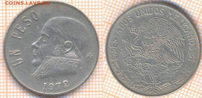 Мексика 1 песо 1972 г. , до 14.11.2019 г. 22.00 по Москве - Мексика 1 песо 1972 7171