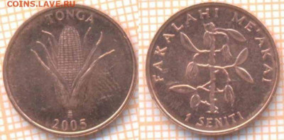 Тонга 1 сенити 2005 г. , до 14.11.2019 г. 22.00 по Москве - Тонга 1 сенити 2005  7161