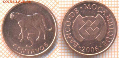 Мозамбик 5 сентаво 2006 г. , до 14.11.2019 г. 22.00 по Москв - Мозамбик 5 сентаво 2006  7162