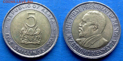Кения - 5 шиллингов 2009 года (БИМ) до 14.11 - Кения 5 шиллингов, 2009